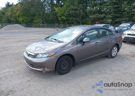 2012 Honda Civic Lx z USA, uszkodzony, nr VIN 19XFB2F52CE015162